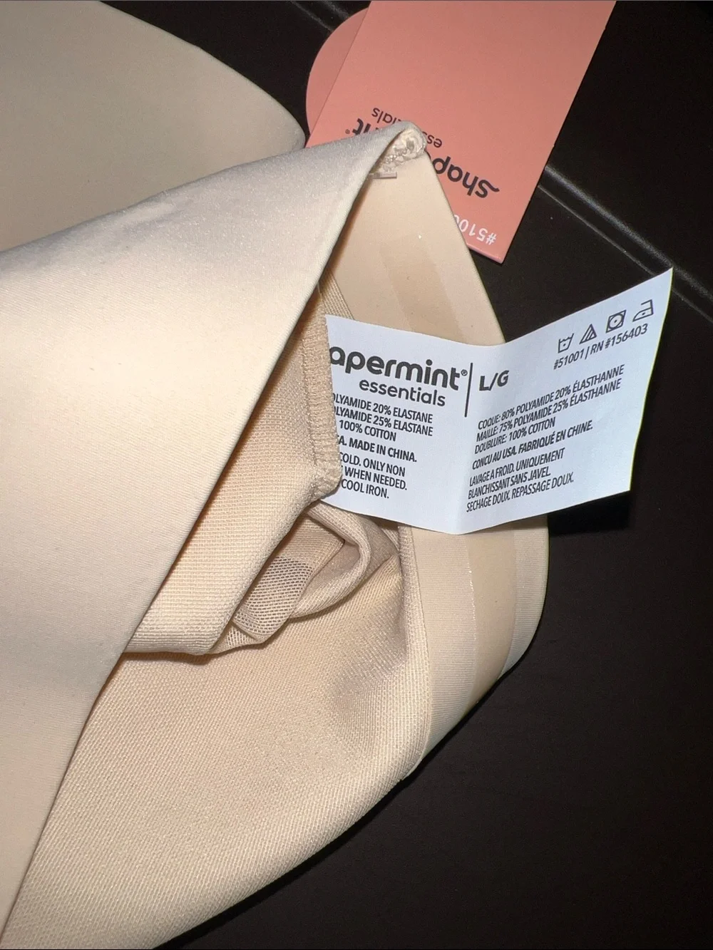 Shapermint Everyday Empower Mesh Shaper Panty, Chai, Size: Large